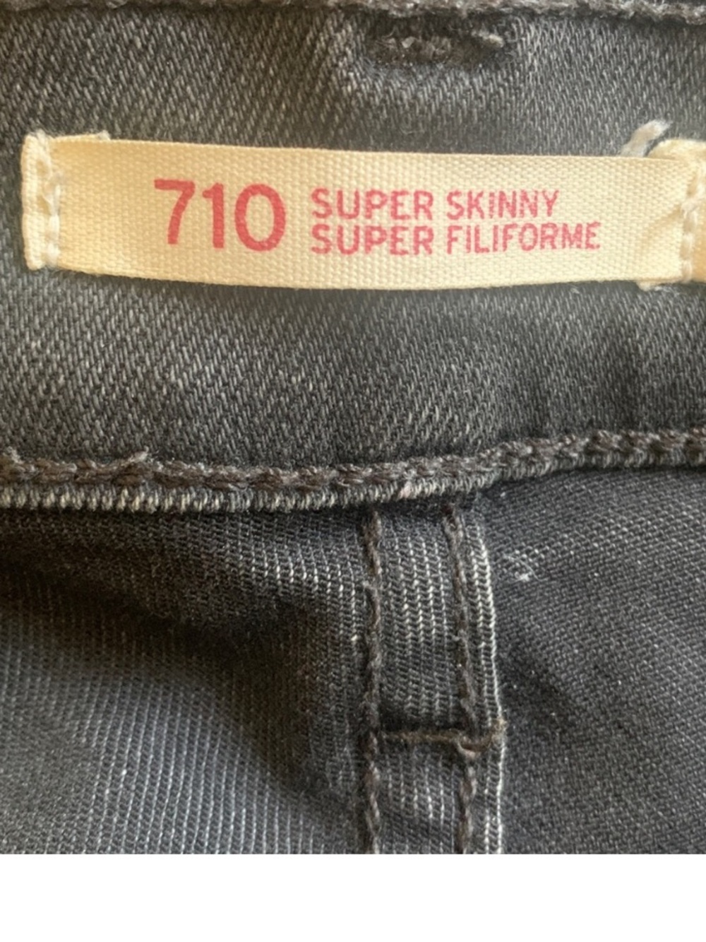 Levi’s  710 Super Skinny Jeans - Black W27
L32 Excellent Condition